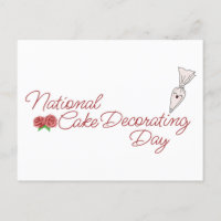 National Cake Decorating Day, piping bag