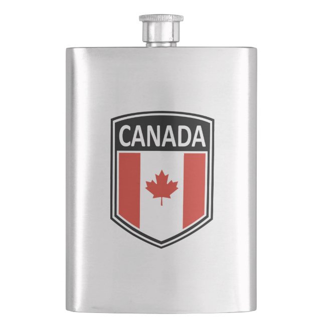 National - Canada Hip Flask (Front)