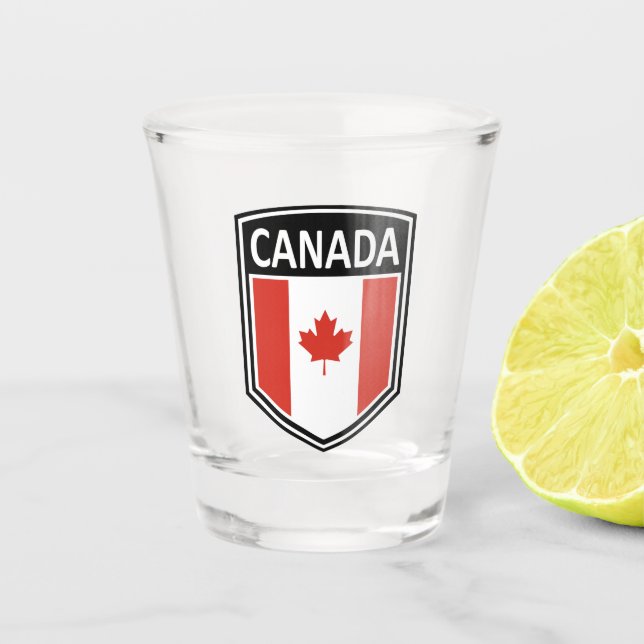 National - Canada Shot Glass (Front)