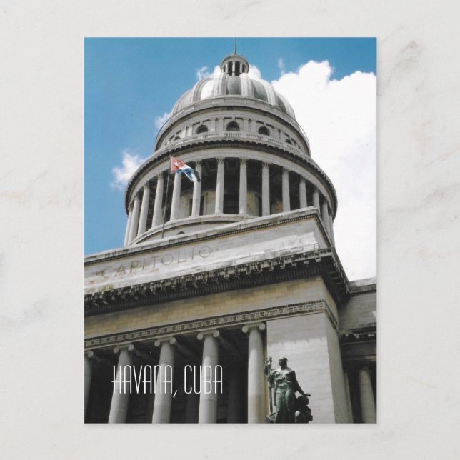 National Capitol Building Havana Cuba Souvenir Postcard (Front)