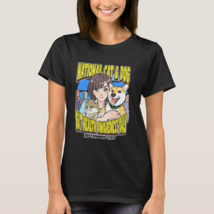 National Cat & Dog Gut Health Awareness Day Septem T-Shirt