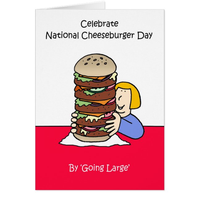 National Cheeseburger Day  September 18th (Front)