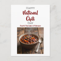 National Chili Day | Fourth Thursday of February