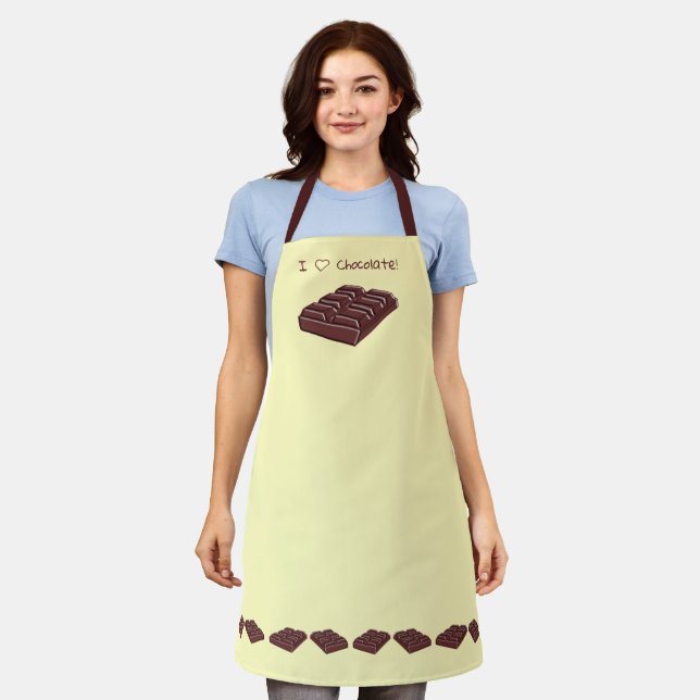 National Chocolate Day Apron (Worn)