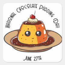 National Chocolate Pudding  Day Custom 