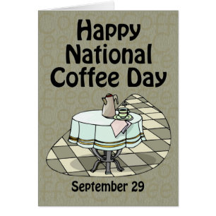 National Coffee Day September 29