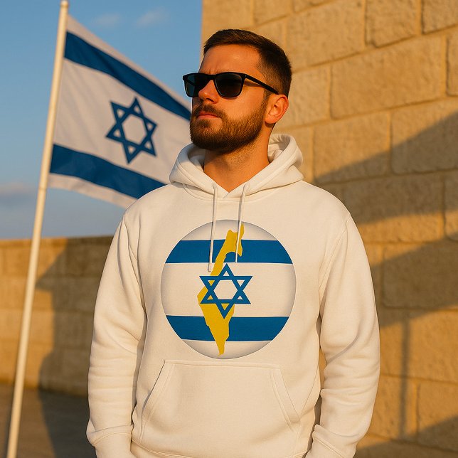 National Colours Of Israel Hoodie (Creator Uploaded)