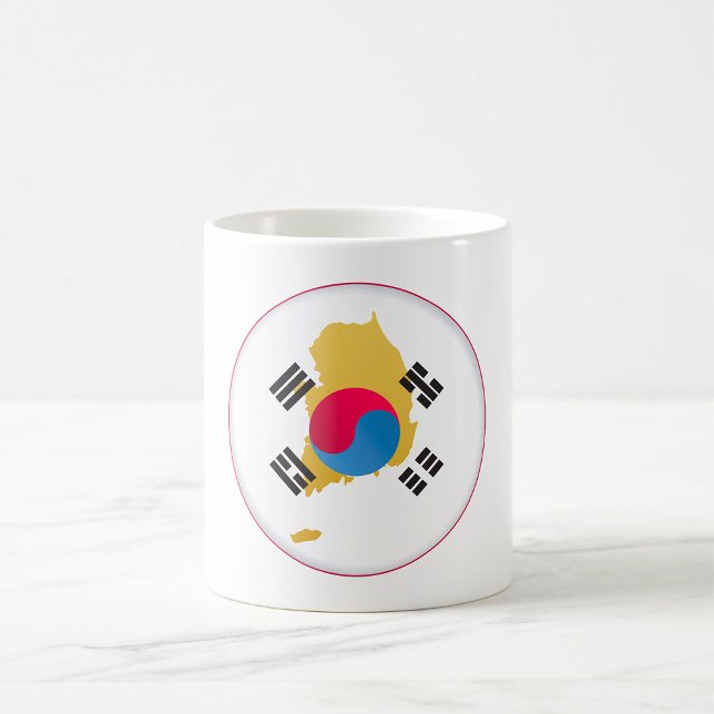 National Colours Of South Korea Coffee Mug (Creator Uploaded)