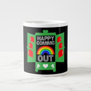 National Coming Out Day Large Coffee Mug