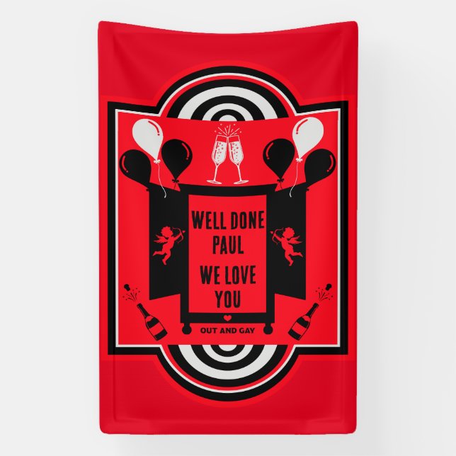 National Coming Out Day NCOD Banner (Vertical)