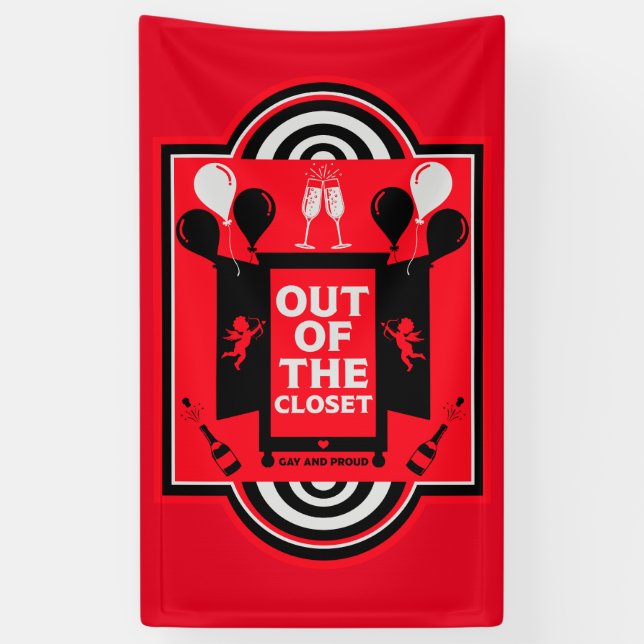 National Coming Out Day NCOD Banner (Vertical)