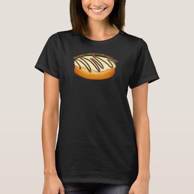 National Cream-Filled Doughnut Day T-Shirt (Front)