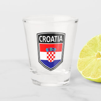 National - Croatia Shot Glass