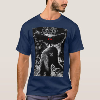 National Cryptid Society Bigfoot Dogman and Mothma T-Shirt
