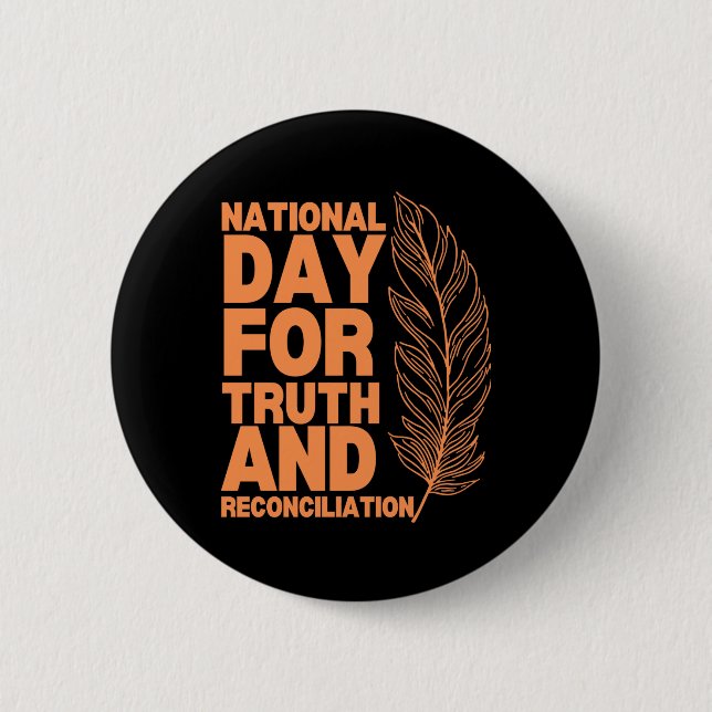 National Day For Truth And Reconciliation Sticker1 6 Cm Round Badge (Front)