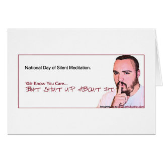 National Day of Silent Meditation Reminder (NDSM3)
