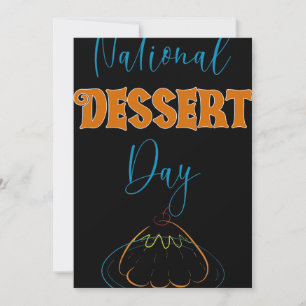 National Dessert Day Invitation