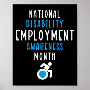National Disability Employment Awareness Month Pri Poster