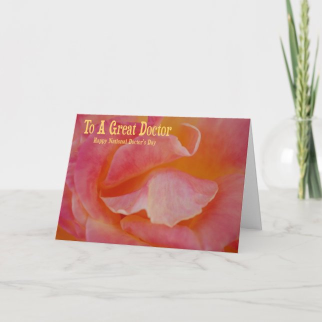 National Doctor's Day Card (Front)