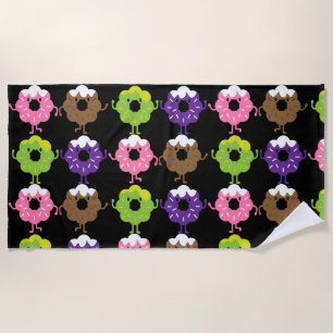 National Donut Day Beach Towel