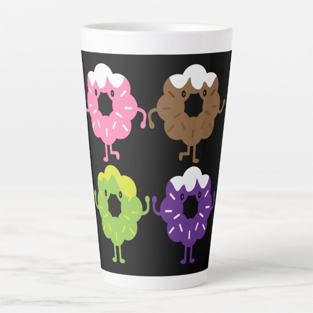 National Donut Day Latte Mug (Front)