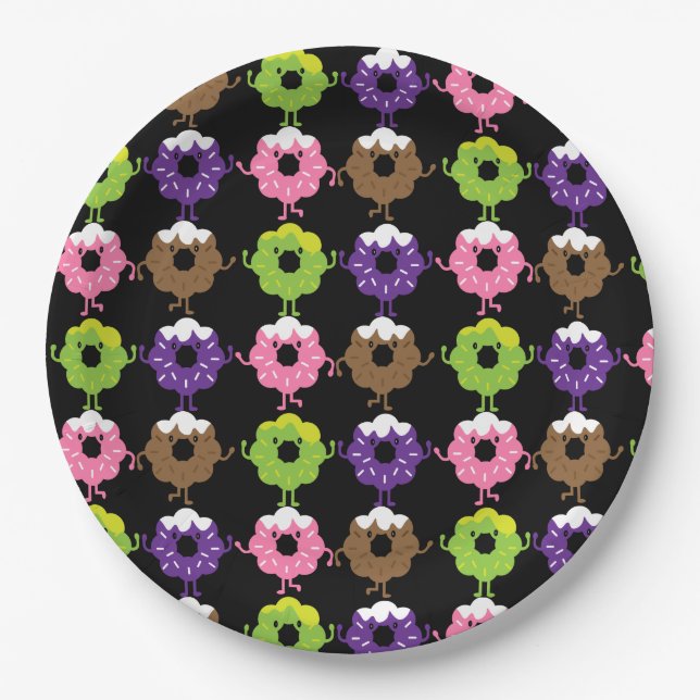 National Doughnut Day Paper Plate (Front)