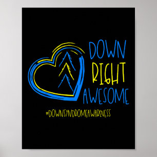 National Down Syndrome Awareness Month Down Right Poster