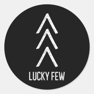 National Down Syndrome Awareness Month The Lucky F Classic Round Sticker