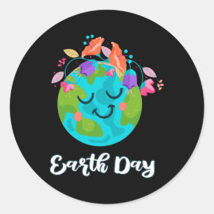 National Earth Day Happy Earth Day April 25 Kids G Classic Round Sticker