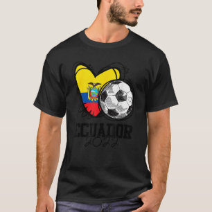 National Ecuador Flag Jersey Ecuadorian Football S T-Shirt