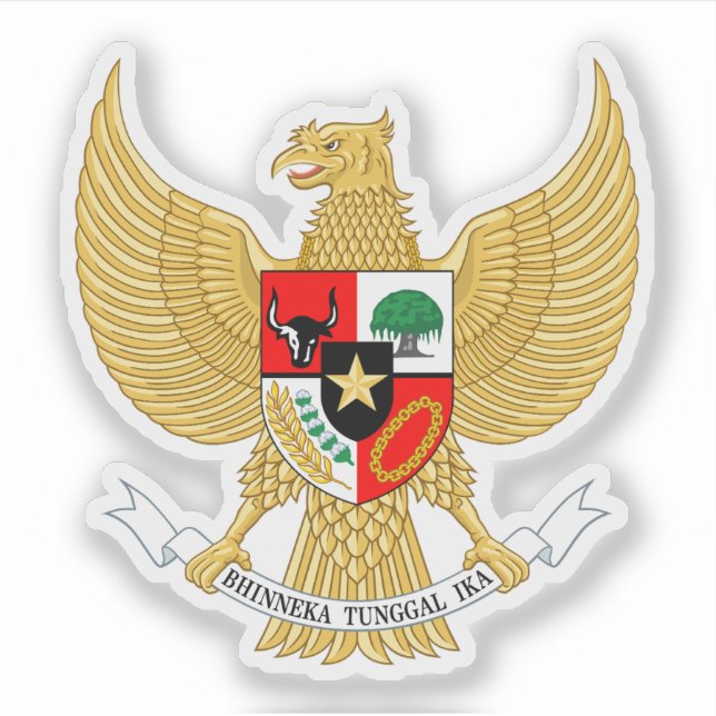 National emblem of Indonesia Garuda Pancasila  (Front)