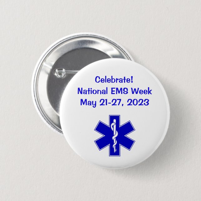 National EMS Week 2023 Button (Front & Back)