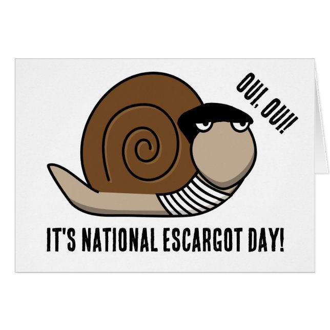 National Escargot Day (Front Horizontal)