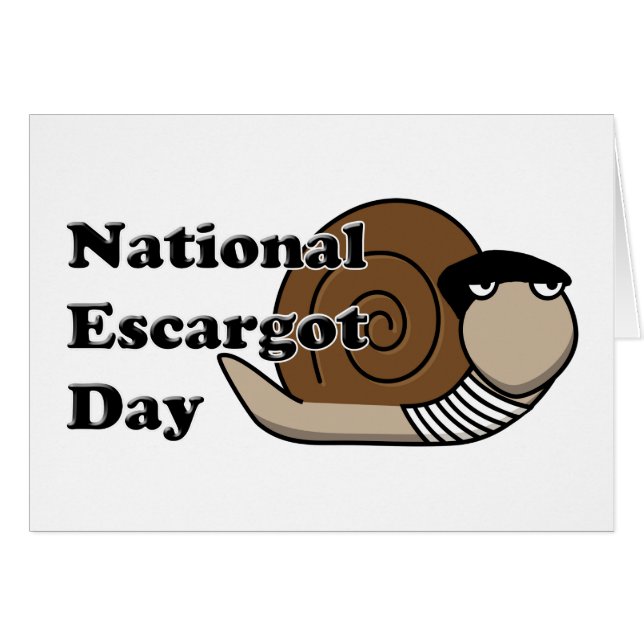 National Escargot Day (Front Horizontal)