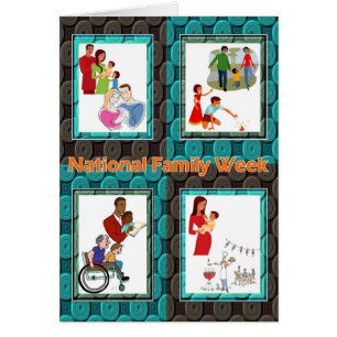 National Family Week Card