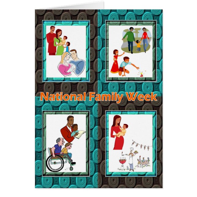 National Family Week Card (Front)