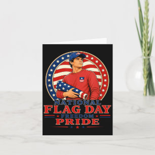 National Flag Day Dom Pride Patriotic Art Card