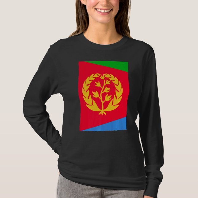 National Flag Eritrea T-Shirt (Front)