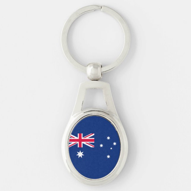 National Flag of Australia Key Ring (Front)