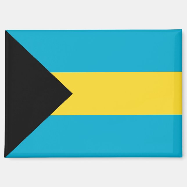 National Flag of Bahamas Rectangle magnet  (Front)