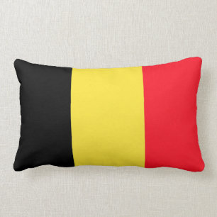 National Flag of Belgium Lumbar Cushion
