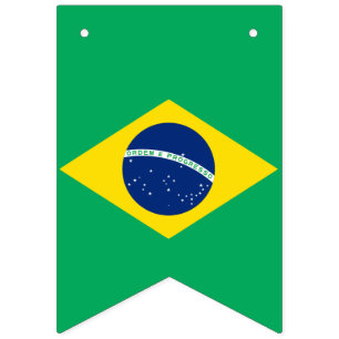 National Flag of Brazil, Party Bunting Banner