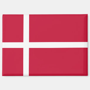 National Flag of Denmark Rectangle magnet