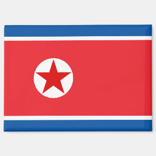 National Flag of DPRK Rectangle magnet 