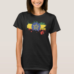 National Flag of Ethiopia souvenir for men women T-Shirt