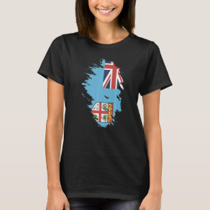 National Flag of Fiji souvenir  for men women  5 T-Shirt