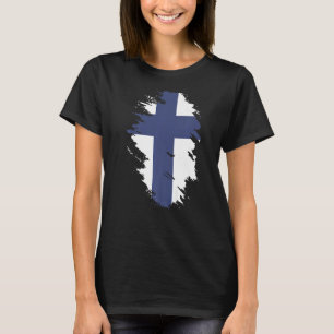 National Flag of Finland souvenir  for men women   T-Shirt