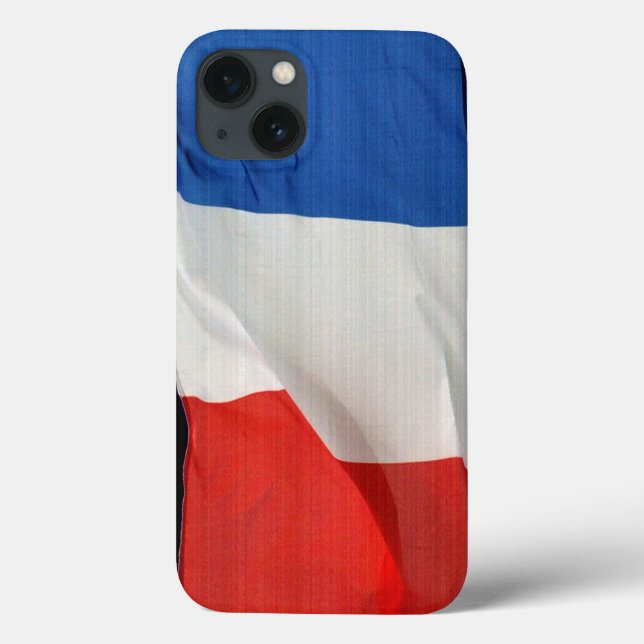 National Flag of France Patriotic Phone Case (Back)