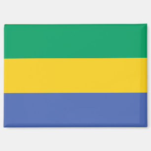 National Flag of Gabon Rectangle magnet