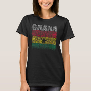 National Flag of Ghana souvenir for men women 7 T-Shirt